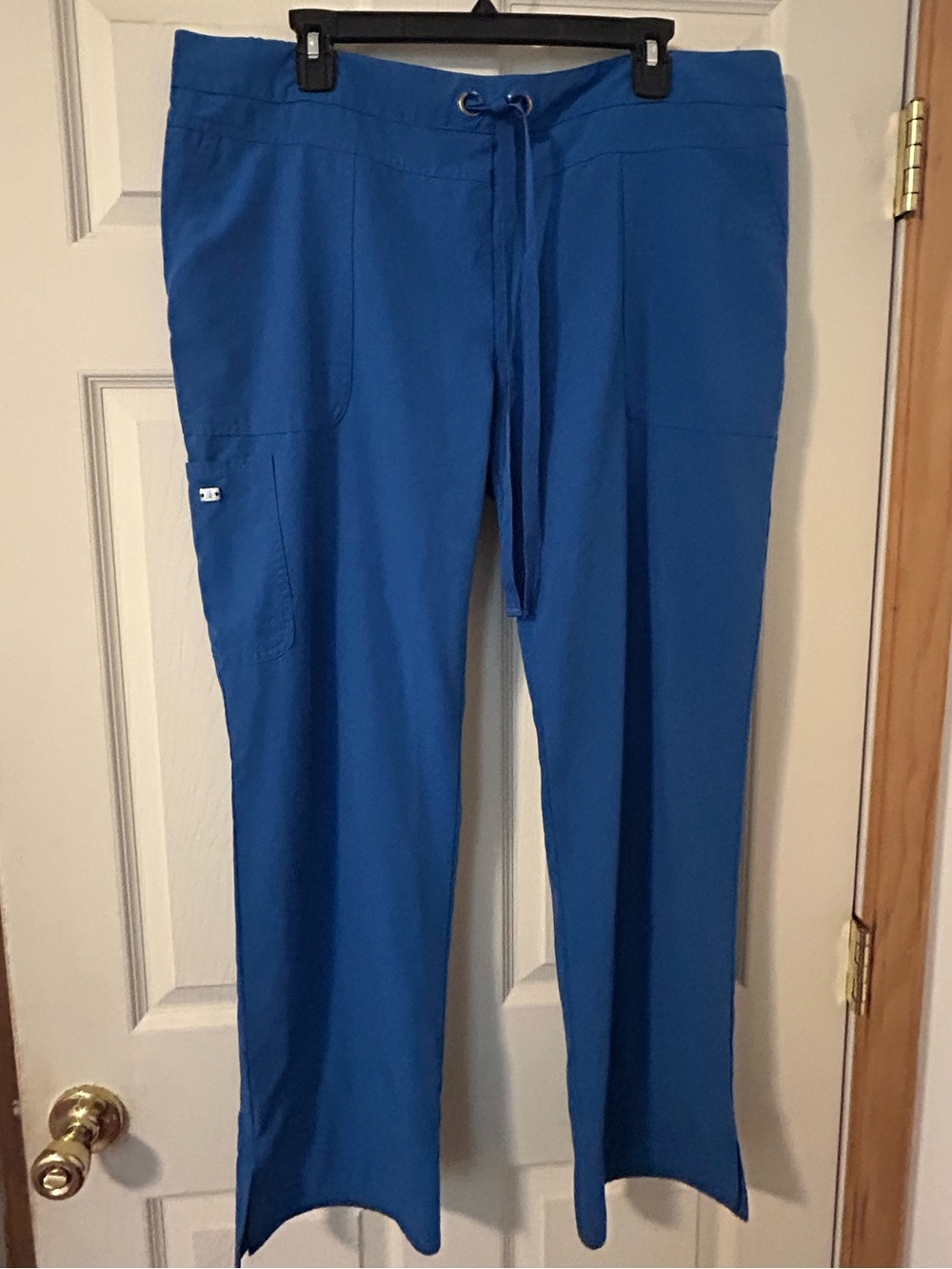 Grey's Anatomy Royal Blue Drawstring Scrub Pants XL